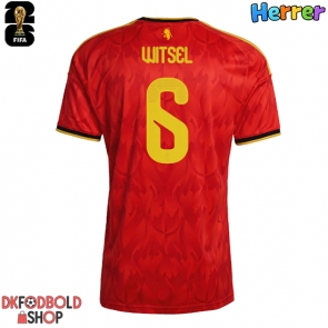 Belgien Axel Witsel #6 Hjemmebanetrøje VM 2026 Kort ærmer